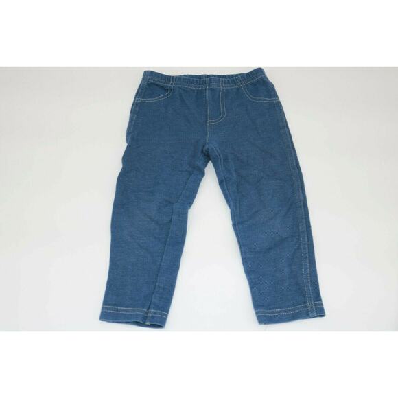 Carters Gymboree Girls Leggings Sweatpants Black Blue Size 12-18 Months - Picture 3 of 10